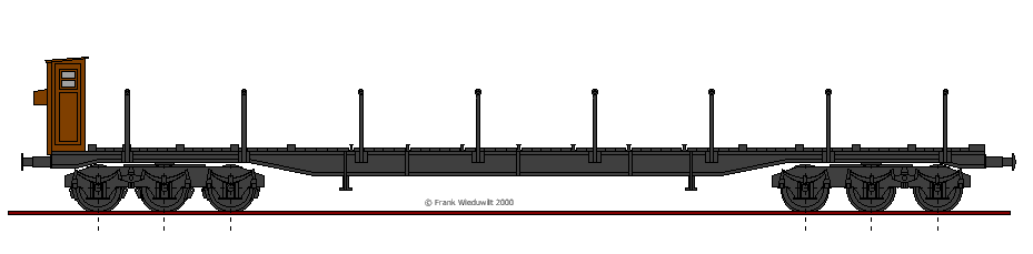 Zeichnung eines langen SSt mit gerader Ladebrücke